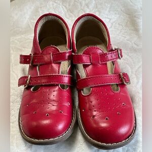 Footmates Red Leather Mary Jane Shoes (11.5)